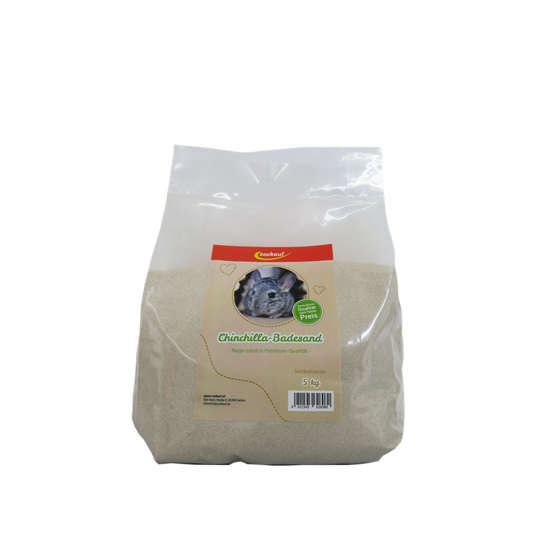 zookauf Nager Premium Badesand für Chinchilla und andere Nager 5 kg