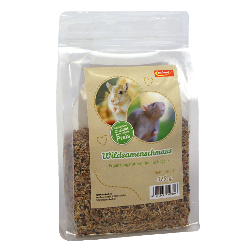 zookauf Nager Futter Wildsamenschmaus 375 g