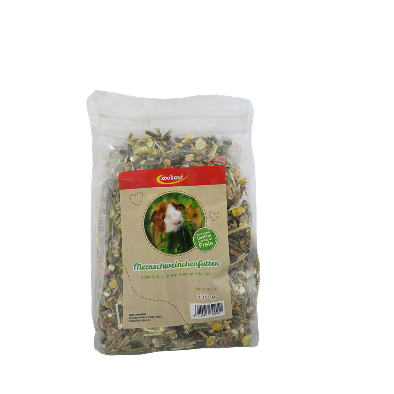 zookauf Nager Futter Premium für Meerschweinchen 750 g