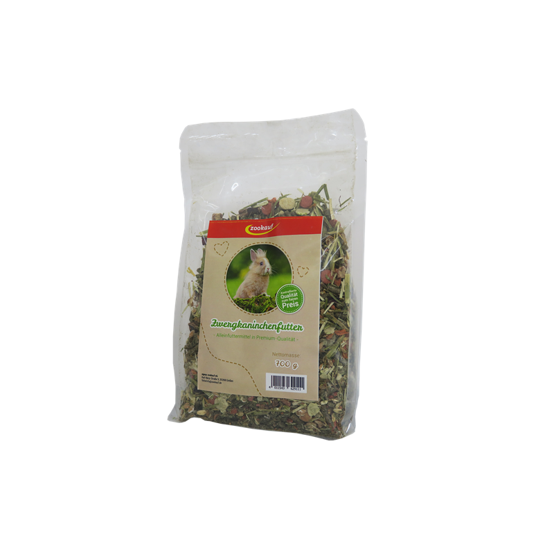 zookauf Nager Futter Premium für Zwergkaninchen 700 g