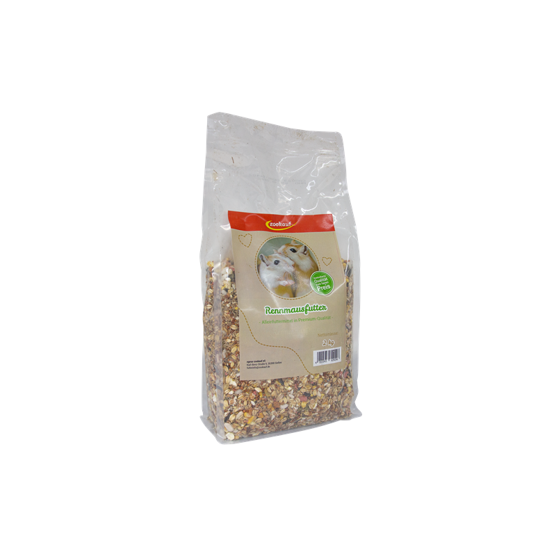zookauf Nager Futter Premium für Rennmaus 2 kg