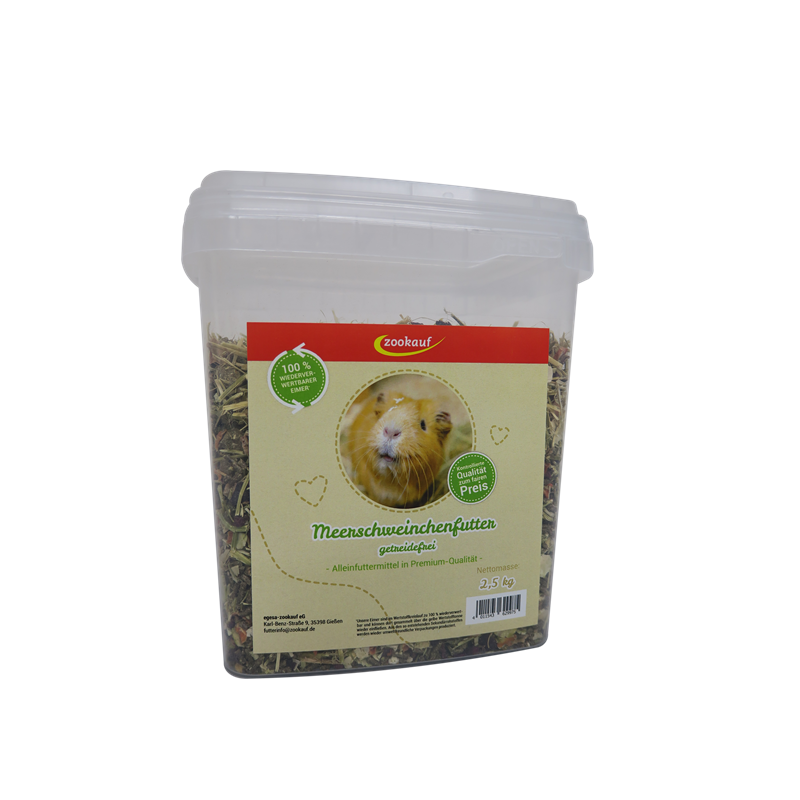 zookauf Meerschweinchenfutter Premium getreidefrei 2,5 kg