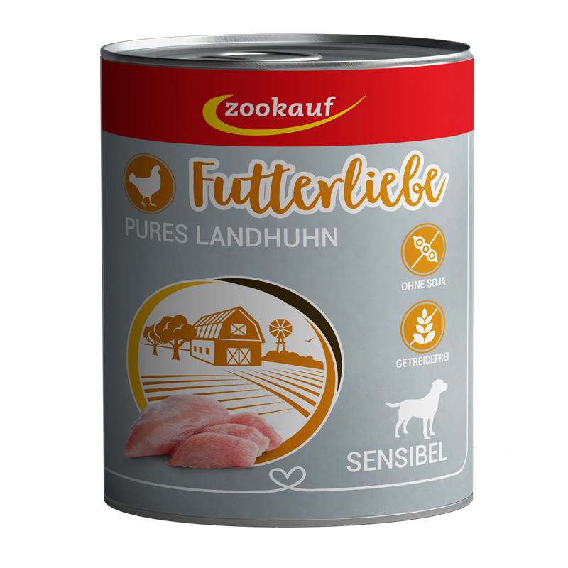 zookauf Sensibel Pures Landhuhn 800 g
