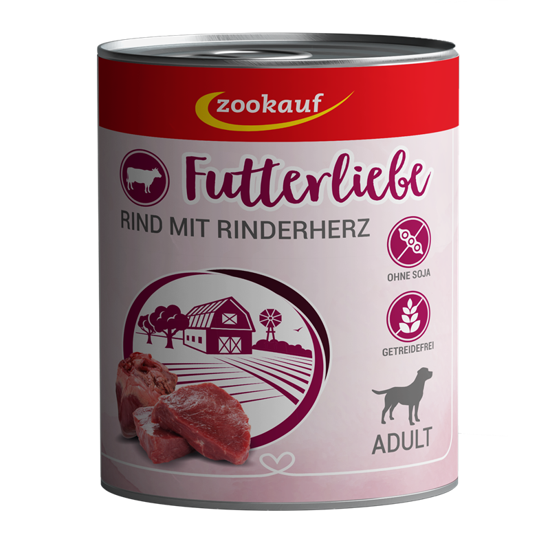 zookauf Adult Rind mit Rinderherz 800 g