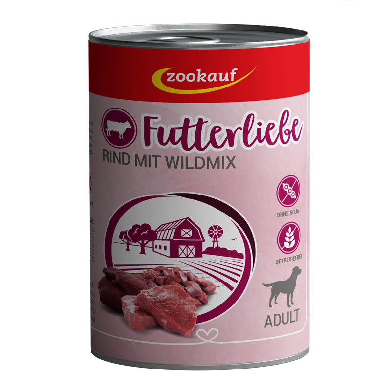 zookauf Adult Rind mit Wildmix 400 g