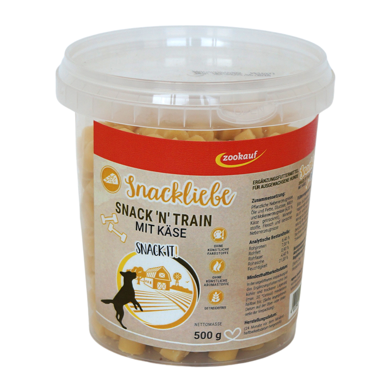 zookauf Snackliebe Snack n Train Käse 500 g