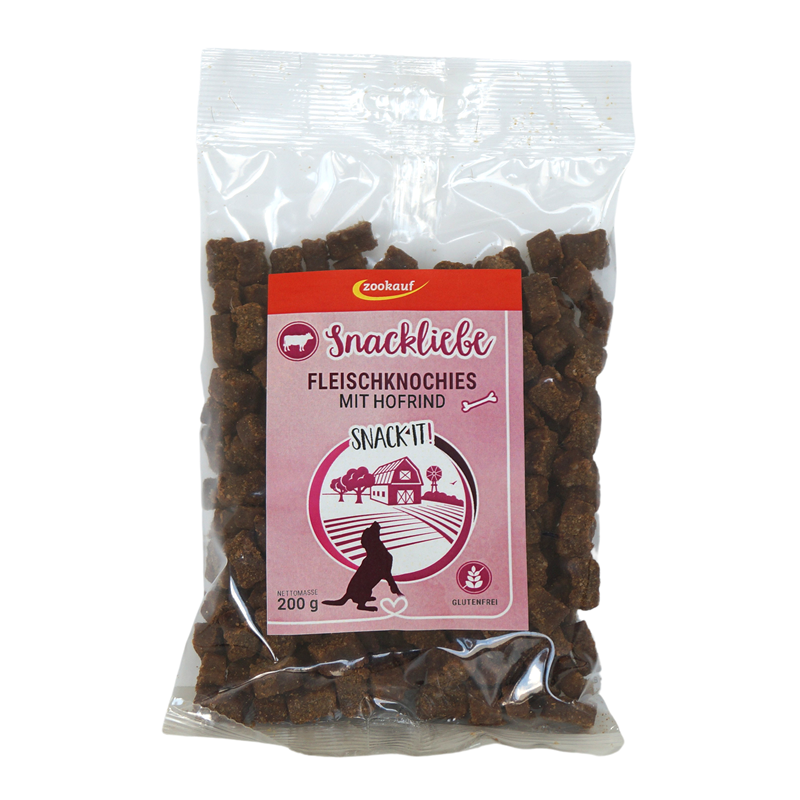 zookauf Snackliebe Fleischknochies Hofrind 200 g