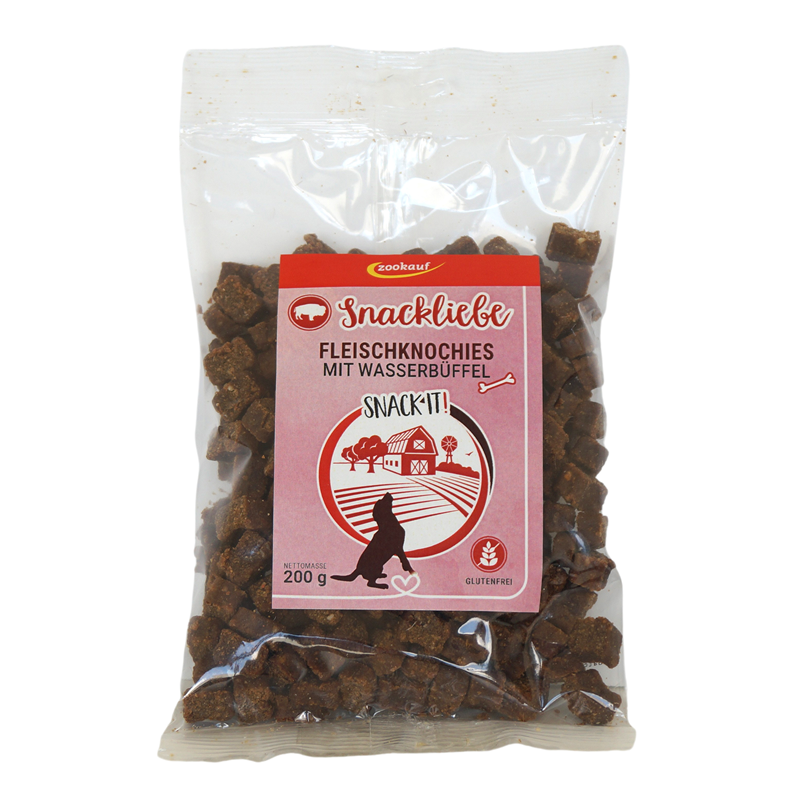 zookauf Snackliebe Fleischknochies Wasserbüffel 200 g