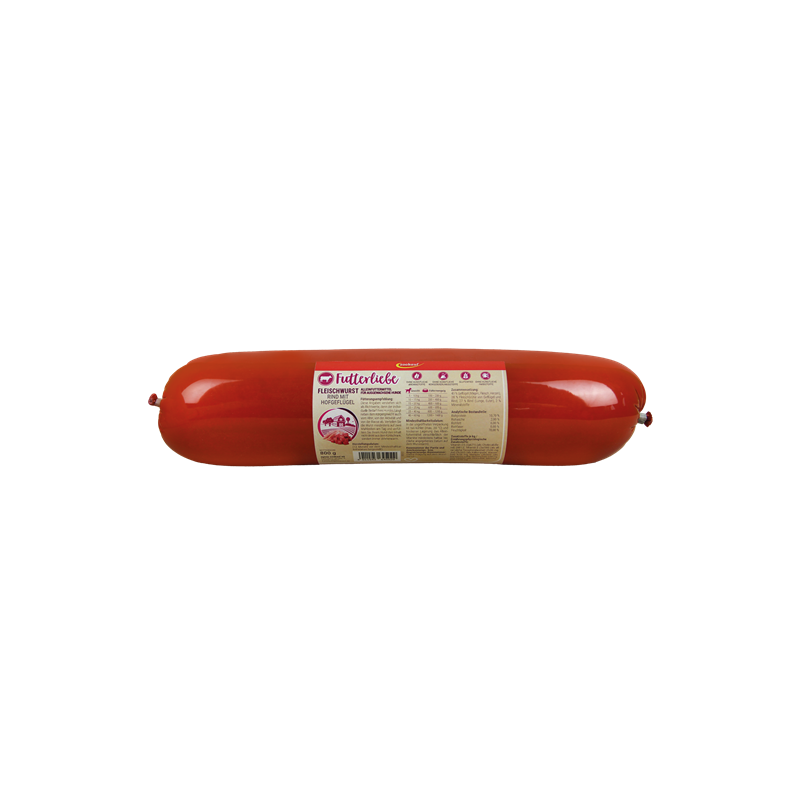 zookauf Dog Fleisch-Wurst Rind mit Hofgeflügel 800 g