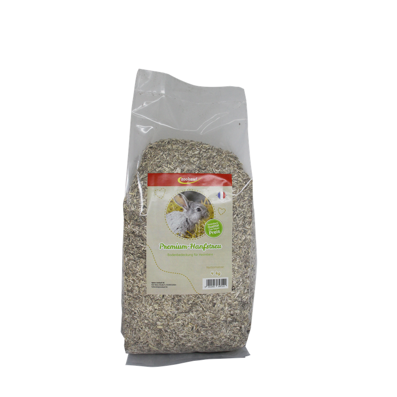 zookauf Nager Premium Hanfstreu 4 kg
