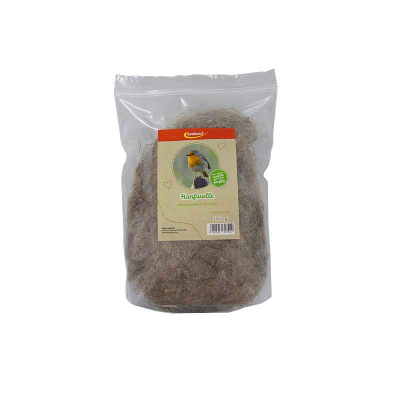 zookauf Bird Premium Hanfwolle 100 g