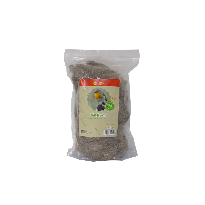 zookauf Bird Premium Hanfwolle 300 g