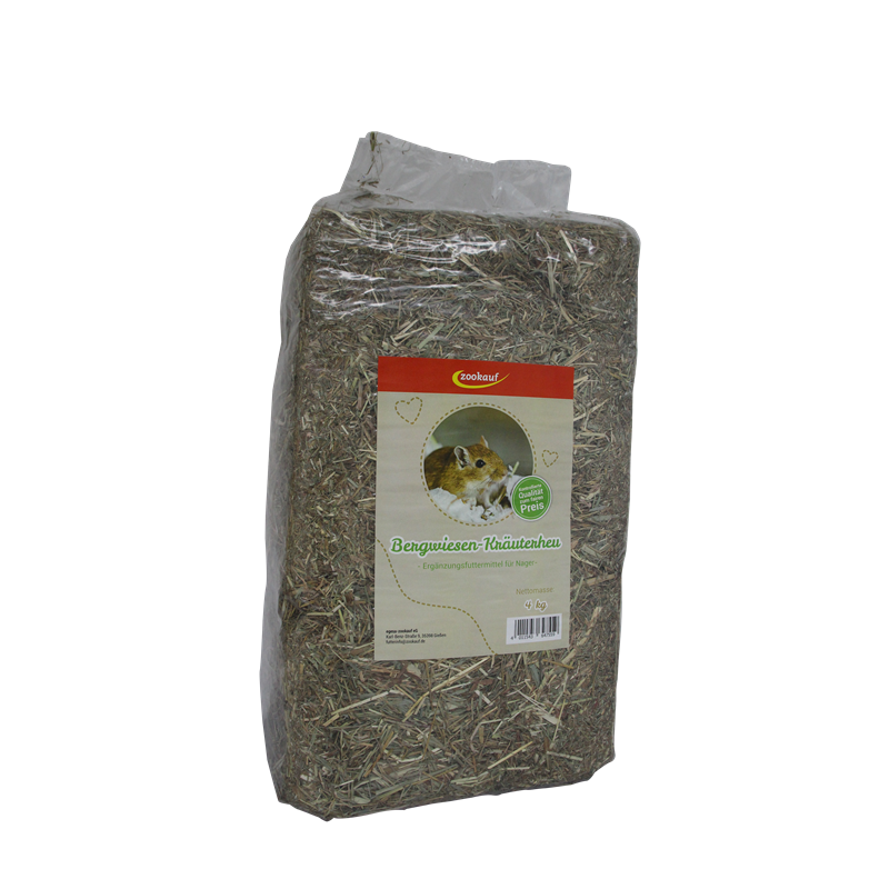 zookauf Nager Premium Bergwiesen-Kräuterheu 4 kg
