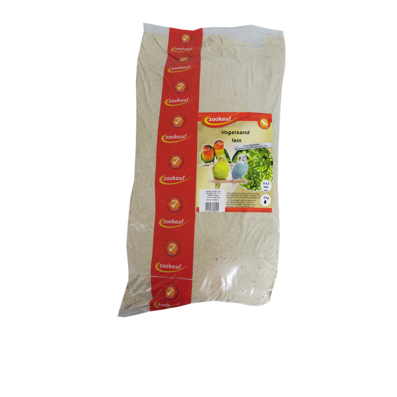 zookauf Vogelsand fein 0 - 0,5 mm 5 kg