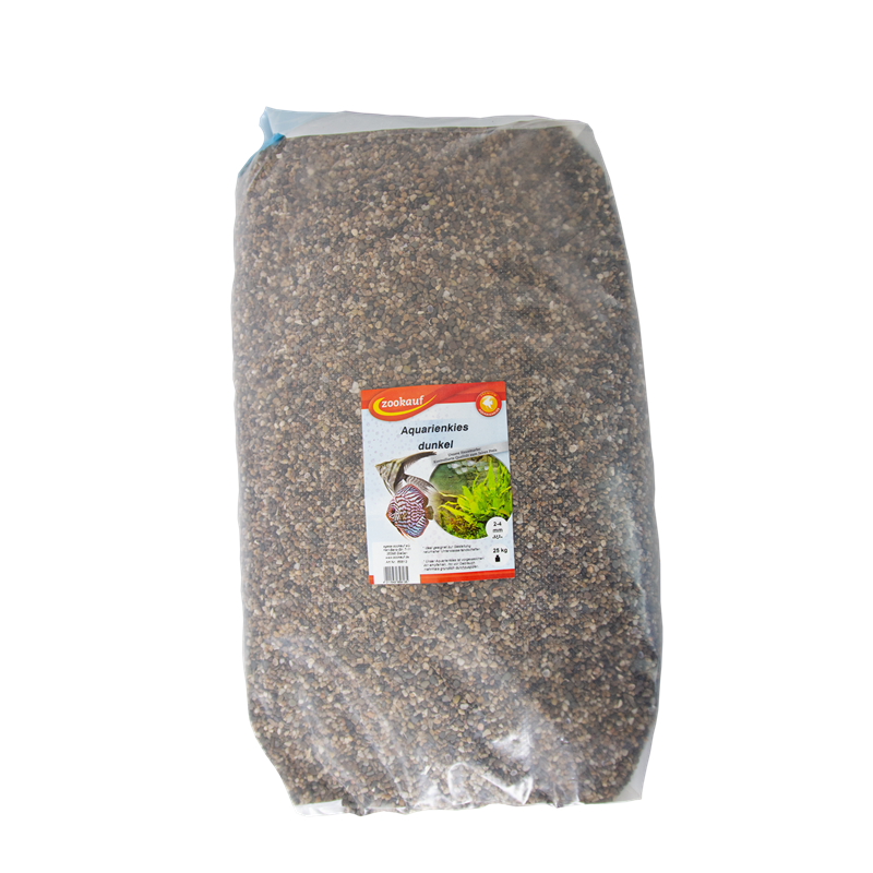 zookauf Aquarienkies dunkel 2 - 4 mm 25 kg