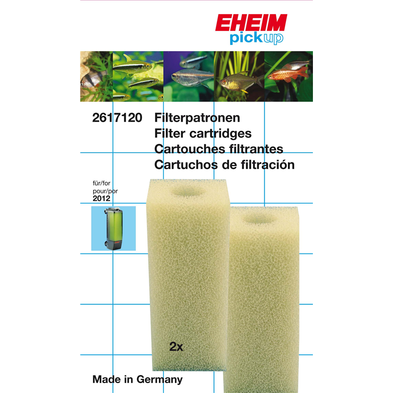 EHEIM Filterpatrone für Filter 2012 und pickup 200 2 Stück