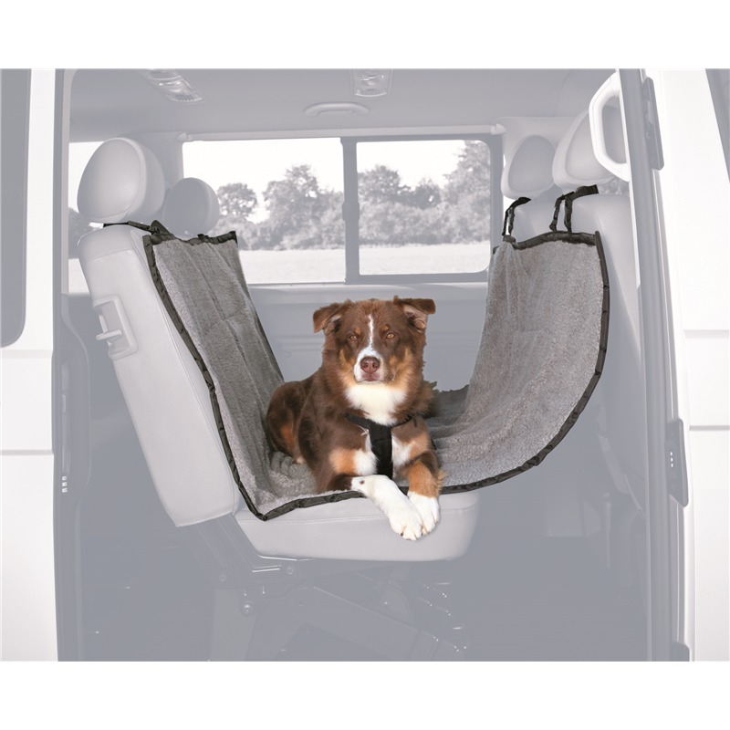 Trixie Auto-Schondecke hellgrau / schwarz 1,45 × 1,6 m