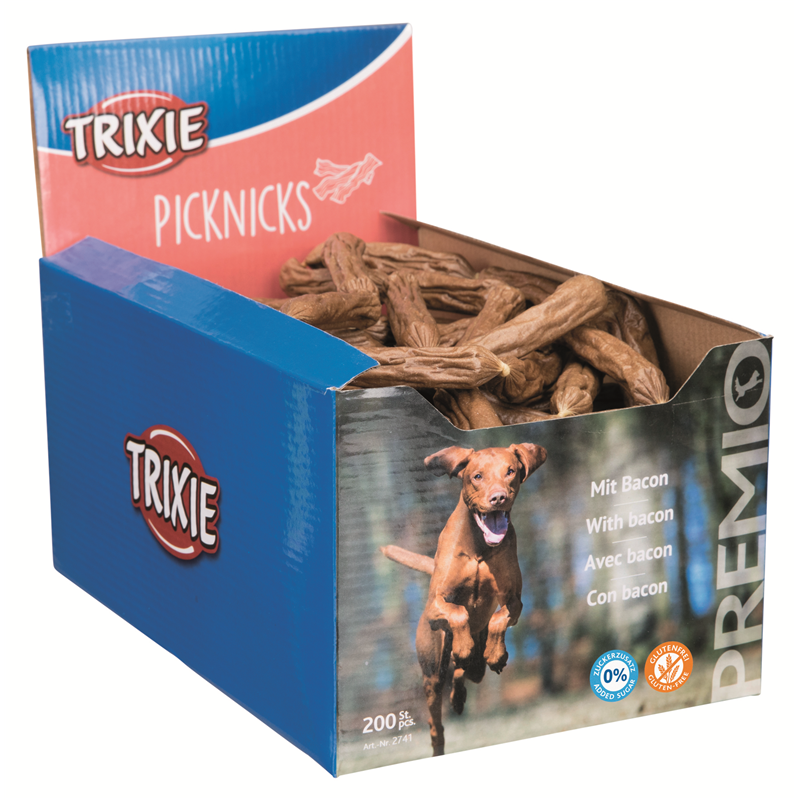 Trixie Premio Picknicks Würstchen Bacon 8cm/8 g