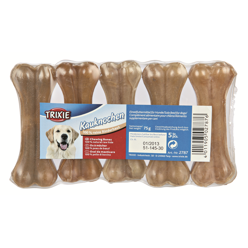 Trixie Kauknochen gepresst verpackt 8 cm / 5 × 15 g