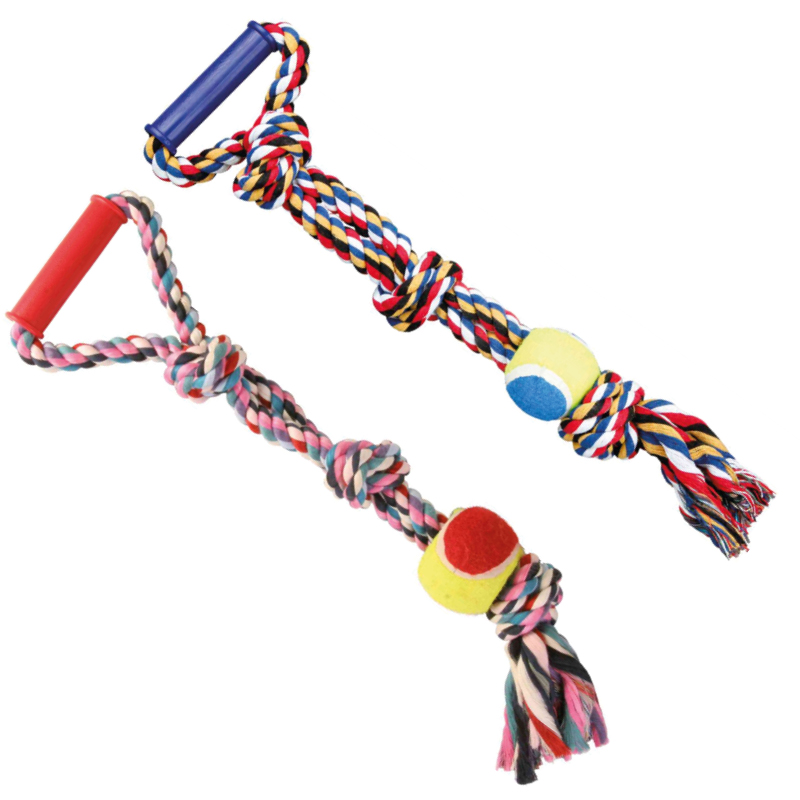 Trixie Spieltau mit Tennisball ø 6 cm / 50 cm