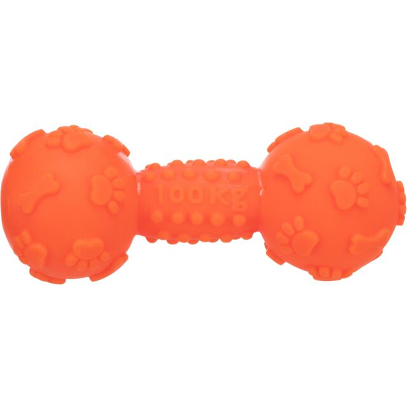 Trixie Hantel für Hunde mit Squeaker 15 cm