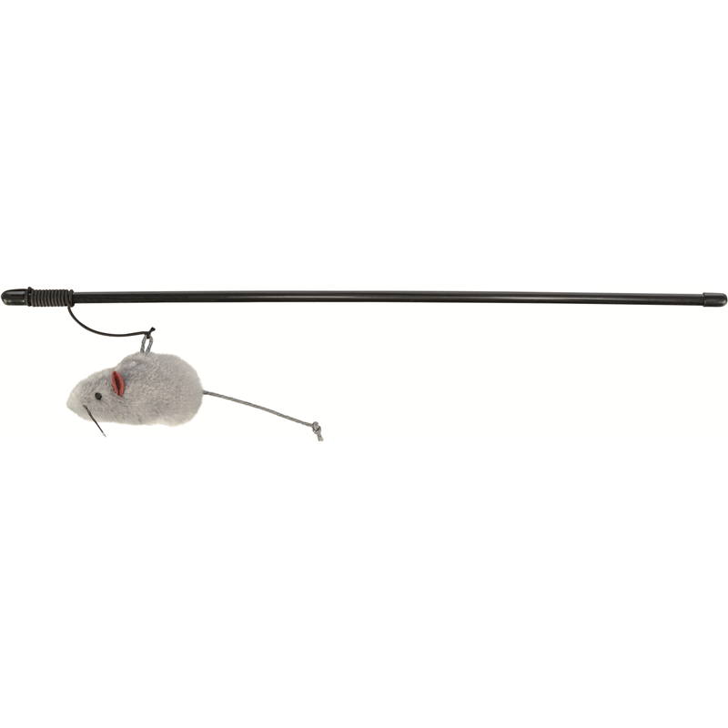 Trixie Spielangel mit Catnip Plüschmaus 50 cm