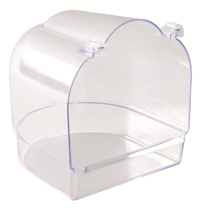 Trixie Badehaus halbrund für Sittiche oder Kanarien 14 × 15 × 15 cm