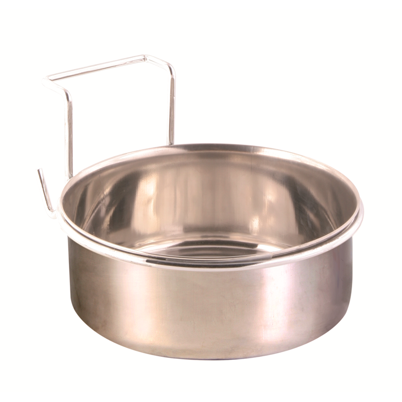 Trixie Edelstahlnapf mit Halter ø 14 cm / 900 ml