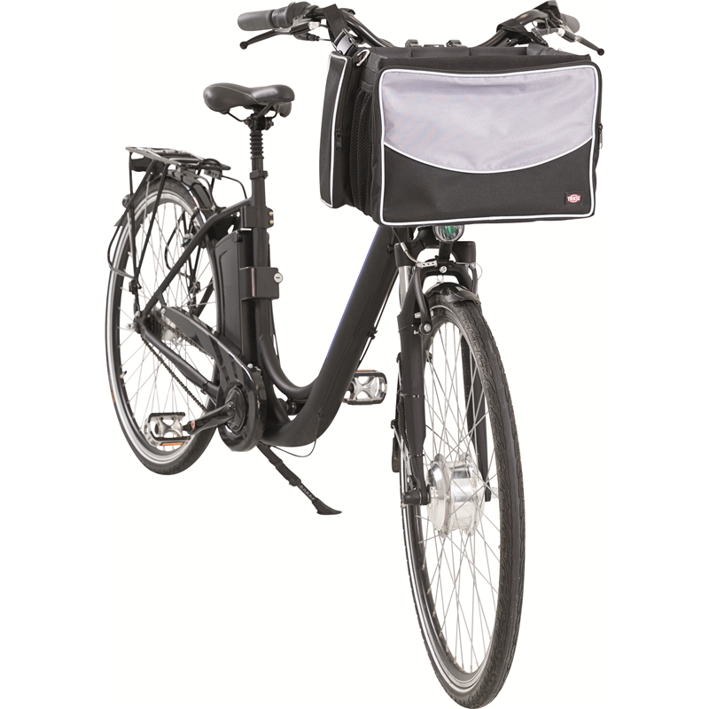 Trixie Hunde Front-Box für Fahrräder schwarz/grau 41 × 26 × 26 cm