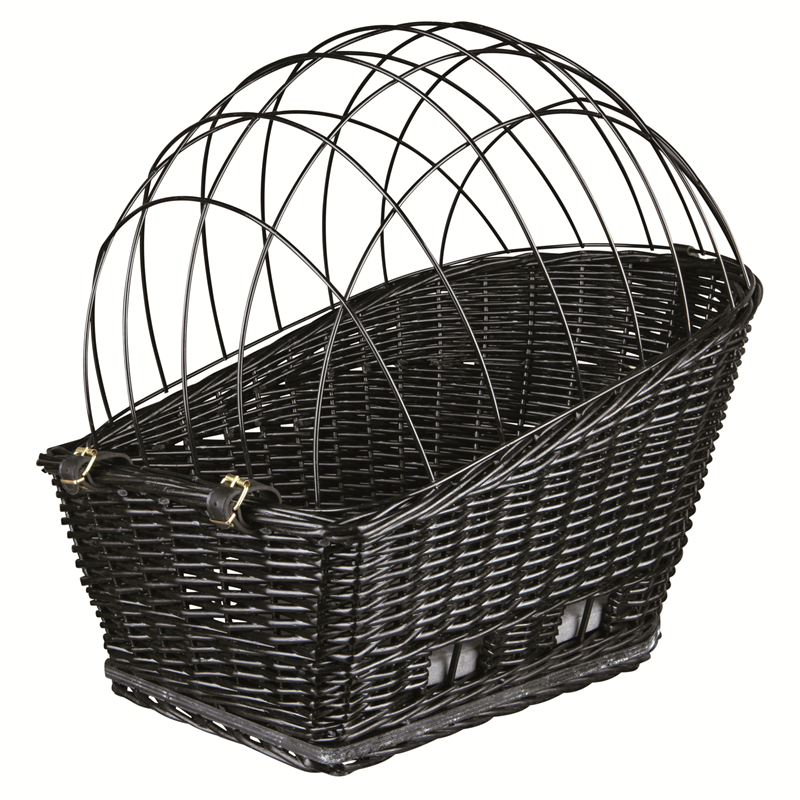 Trixie Fahrradkorb mit Gitter schwarz 35 x 49 x 55 cm