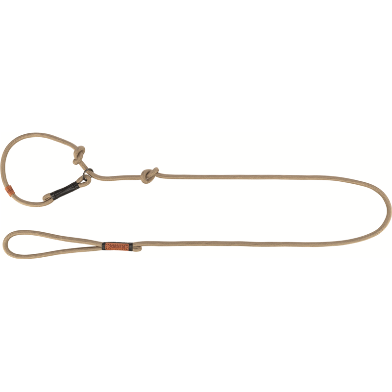Trixie BE NORDIC Retrieverleine, L-XL: 1,70 m/ø 13 mm, sand/schwarz