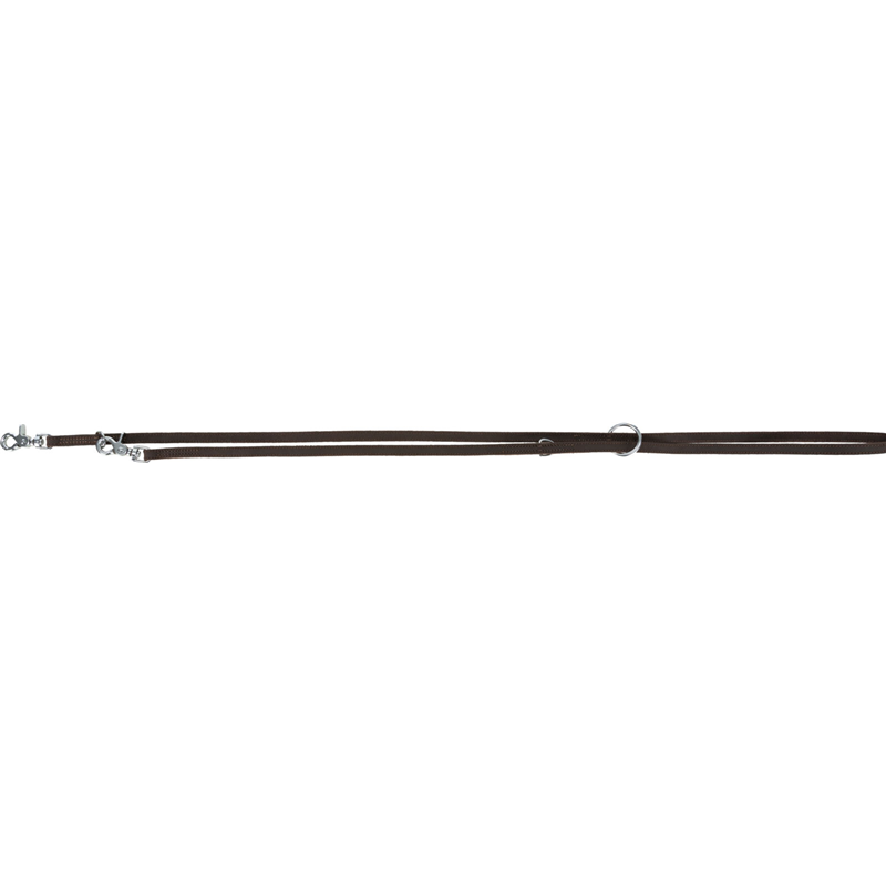 Trixie Rustic Fettleder Leine XS-S dunkelbraun 2,00 m/12 mm