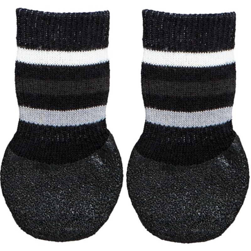 Trixie Anti-Rutsch Hundesocken, schwarz, M-L