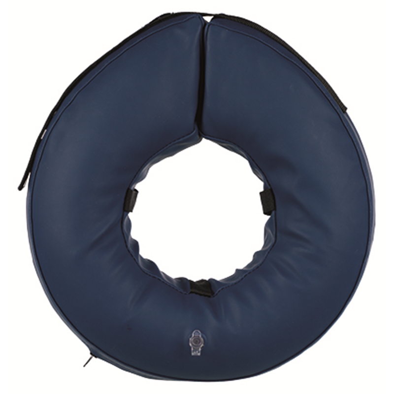 Trixie Schutzkragen aufblasbar blau M-L 45-57 cm