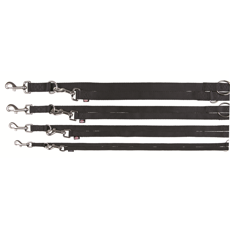 Trixie Premium Verlängerunsleine schwarz L-XL 2 Meter / 25 mm