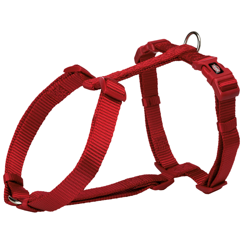 Trixie Premium H-Geschirr rot XS-S 30-40 cm/10 mm