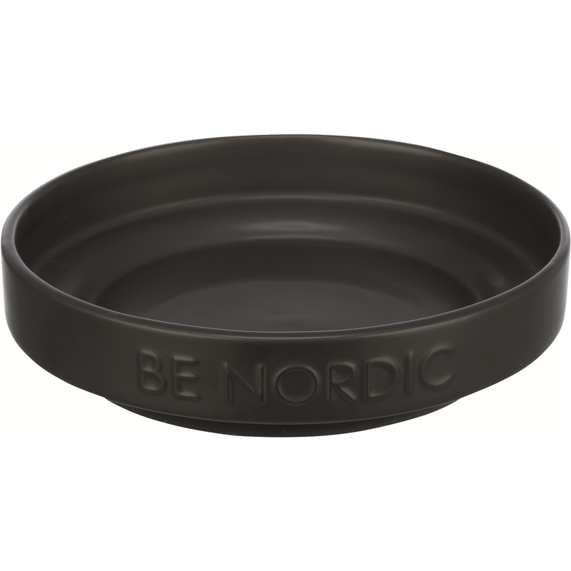 Trixie BE NORDIC Napf flach Ker./Gummi 0 3 l/ø 16 cm