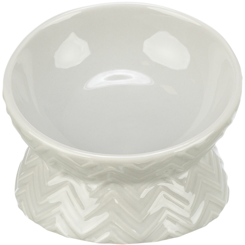 Trixie Cat Napf erhöht Keramik 015 l/ø 13cm h-taupe