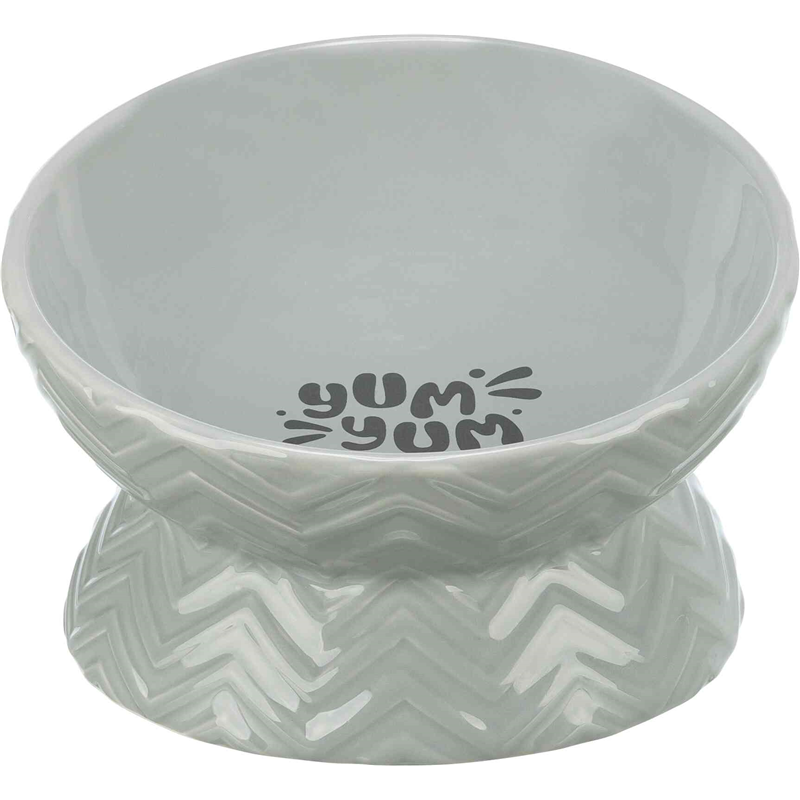 Trixie Dog Napf erhöht Keramik 035 l/ø 17cm grau