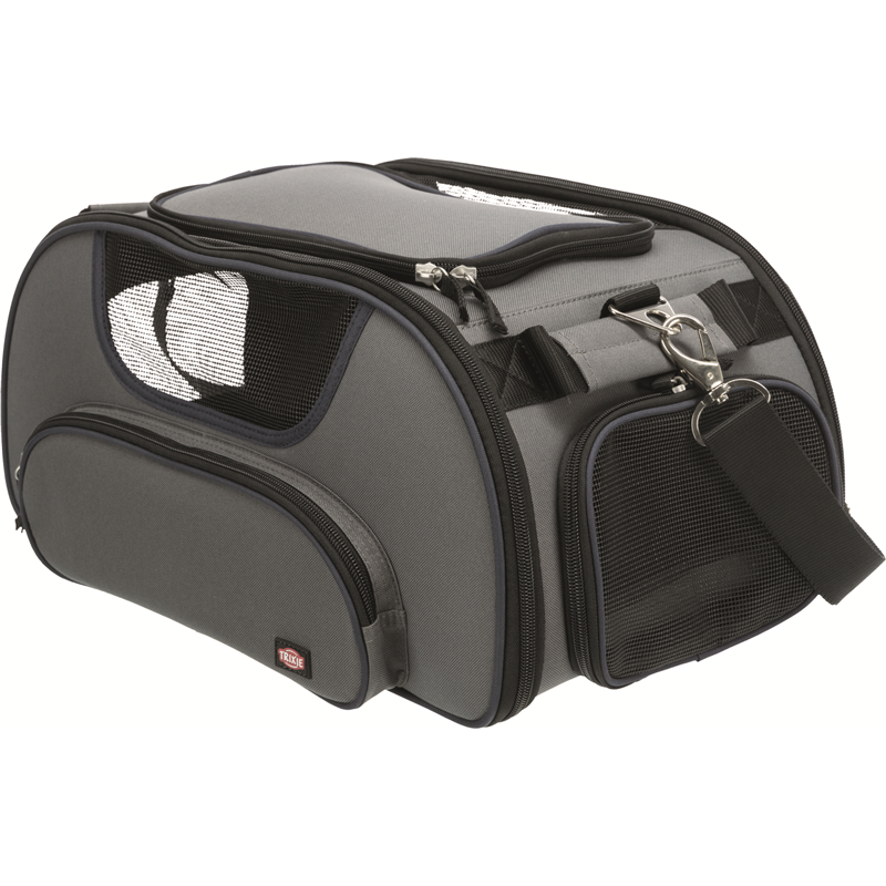 Trixie Airline Tasche Wings grau/blau 28 x 23 x 46 cm