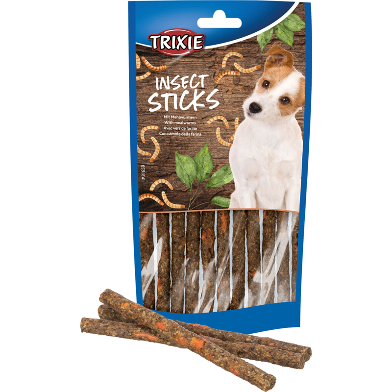 Trixie Insect Sticks mit Mehlwürmern, 80 g