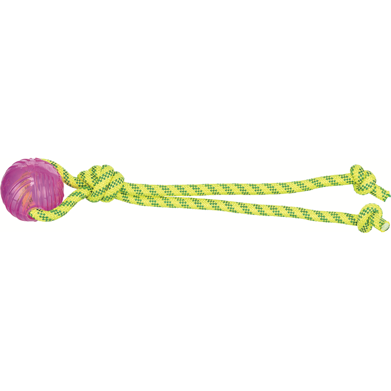 Trixie Aqua Toy Spieltau mit Ball, Polyester/TPR, ø 6 × 40 cm