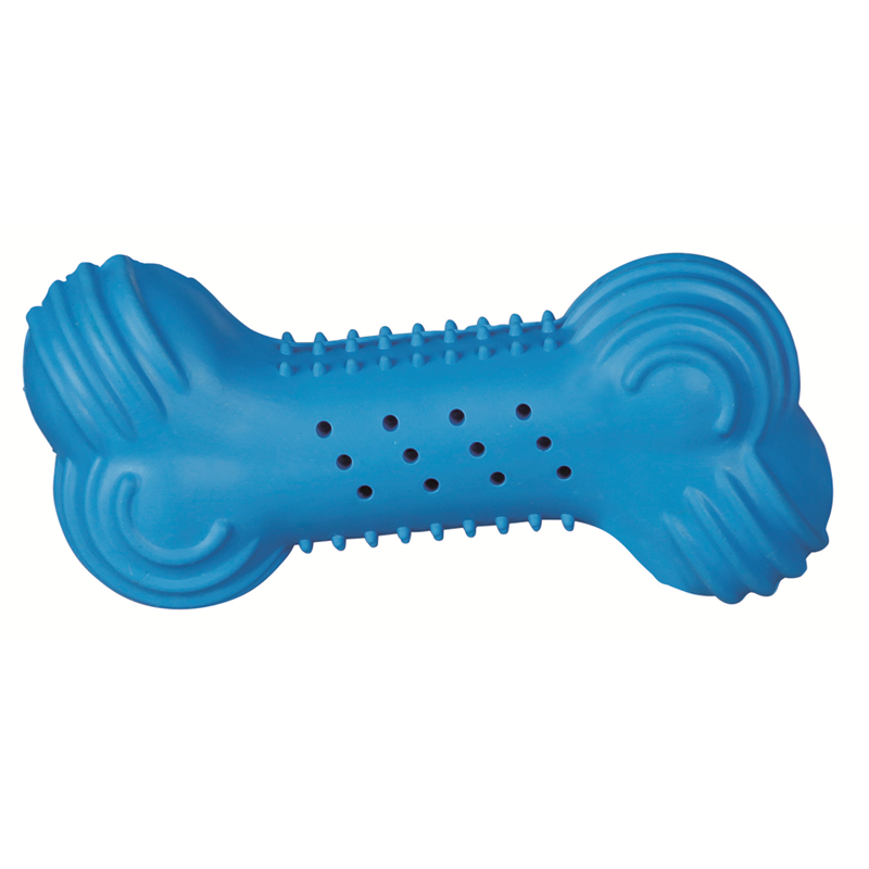 Trixie Naturgummi Kühl-Knochen sortierte Farben 11 cm