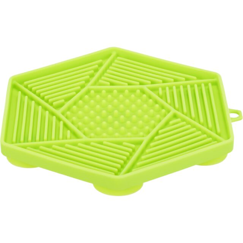 Trixe Lick'n'Snack Matte mit Saugnäpfen grün 17 cm