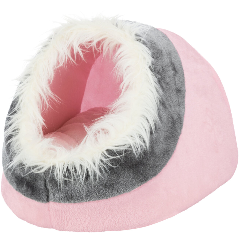 Trixie Kuschelhöhle Minou rosa/grau 35 × 26 × 41 cm