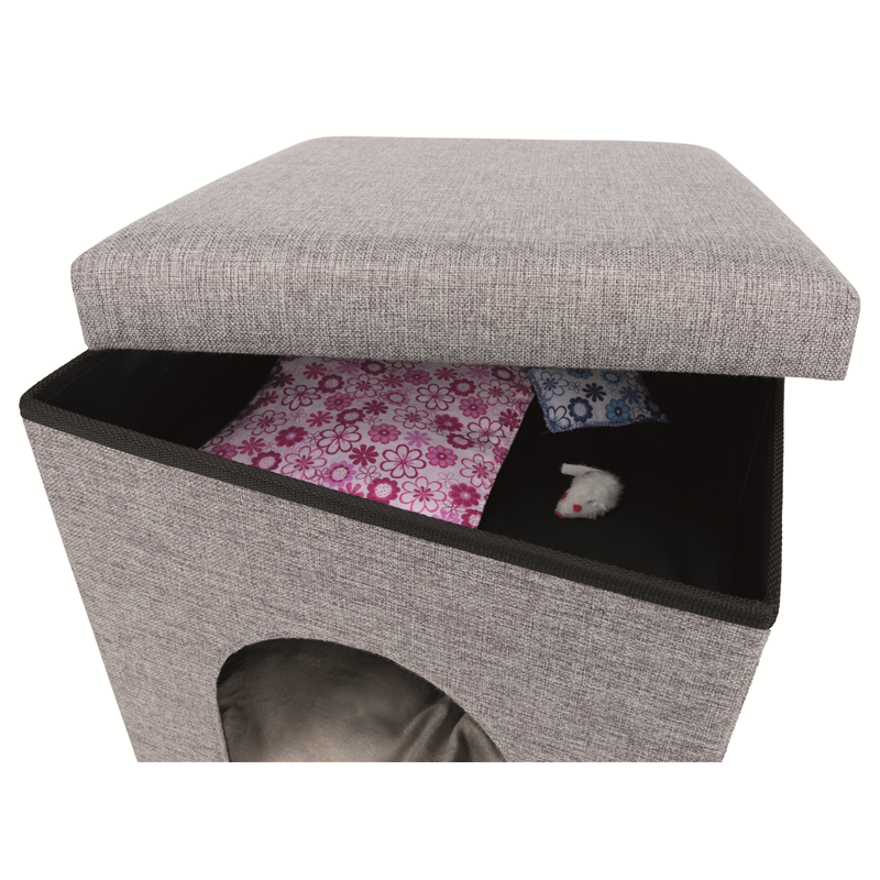 Trixie Kuschelhöhle Alois 38 × 40 × 38 cm grau