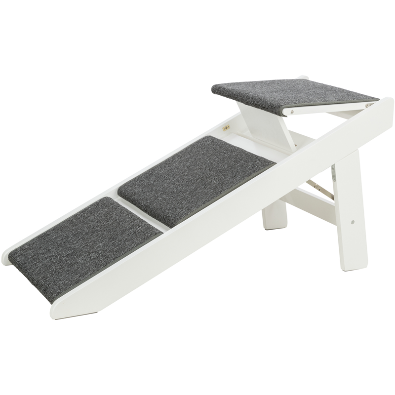 Trixie Dog Rampe, ausklappbare Stufen, MDF, 44 × 46 × 106 cm