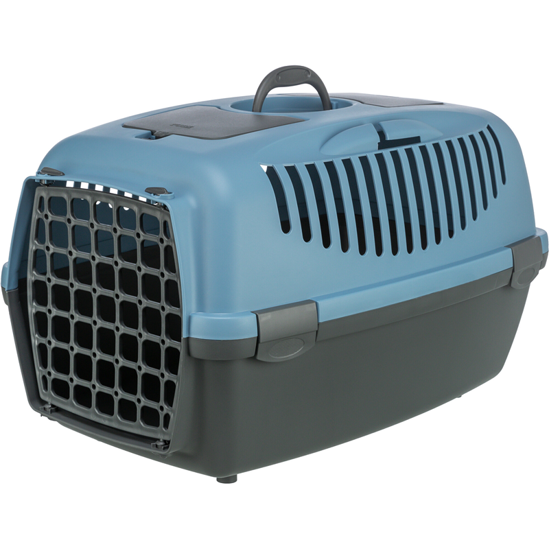 Trixie Hundetransportbox Capri 3 hellgrau/dunkelgrau S 40 × 38 × 61 cm