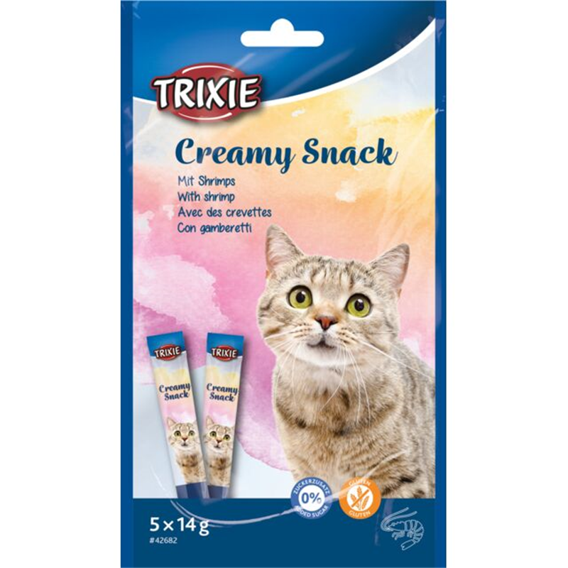 Trixie Creamy Snacks Shrimp 5 × 14 g