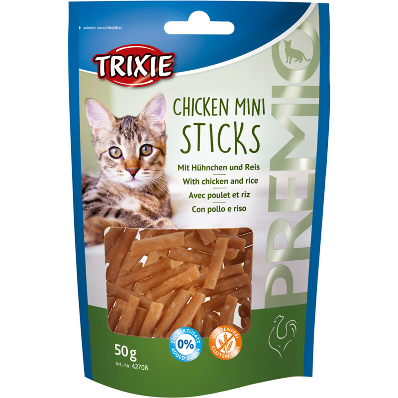 Trixie Premio Mini Sticks mit Hühnchen & Reis 50 g